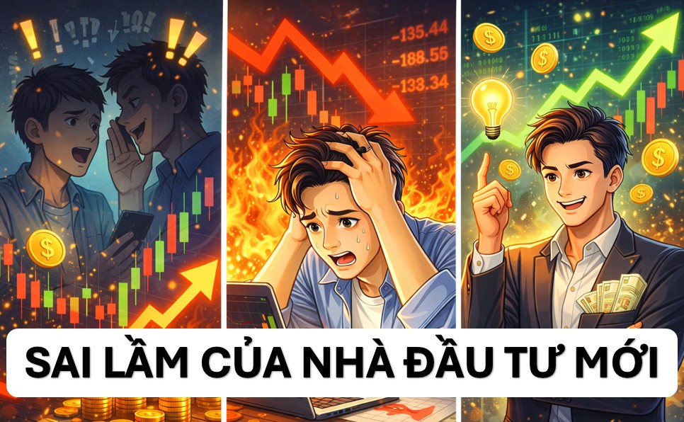 Những sai lầm phổ biến của nhà đầu tư F0