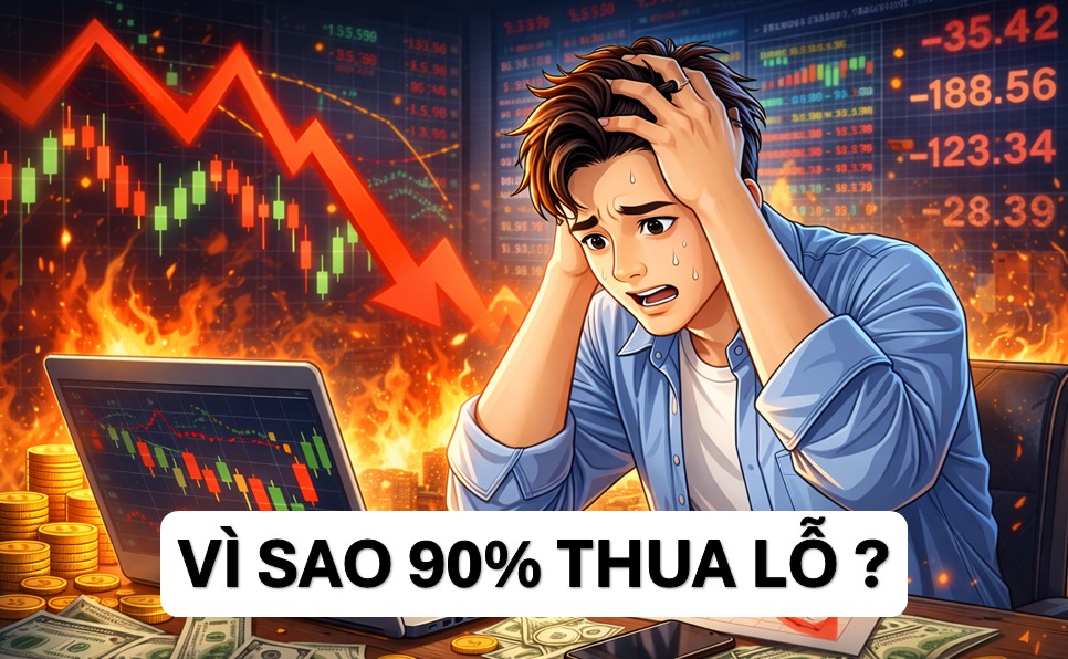 Vì sao 90% người mới thua lỗ khi đầu tư chứng khoán