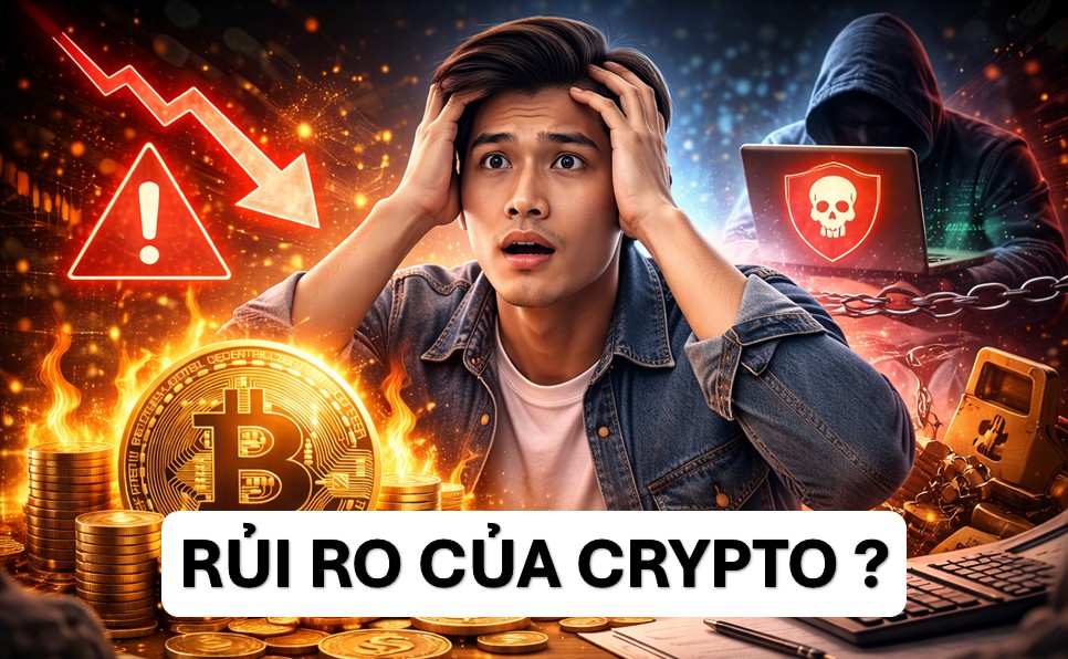 Những rủi ro lớn nhất khi đầu tư crypto