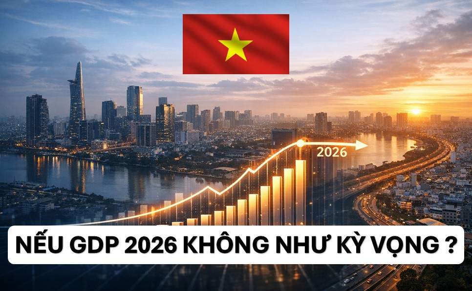 Nếu GDP 2026 tăng chậm hơn kỳ vọng, kế hoạch 5 năm và 10 năm của Việt Nam sẽ thay đổi ra sao
