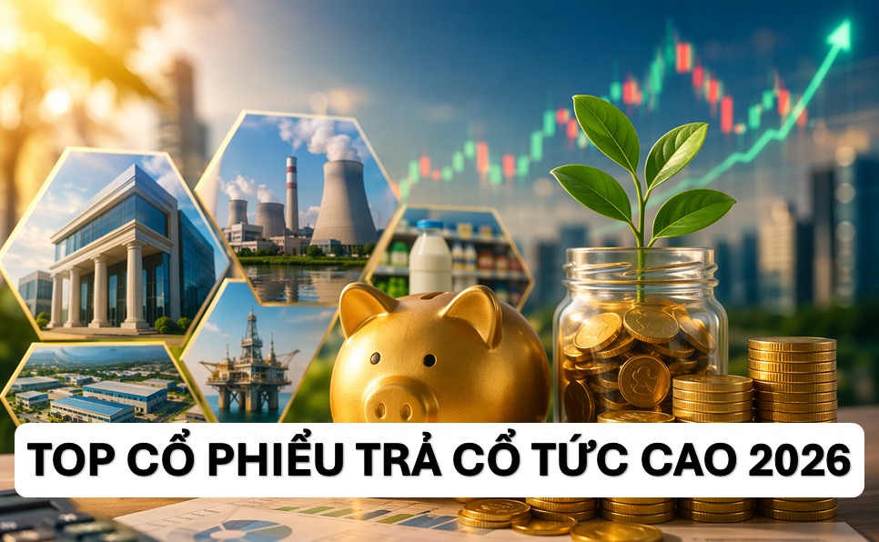 Top những mã cổ phiếu “an toàn” có cổ tức cao năm 2026