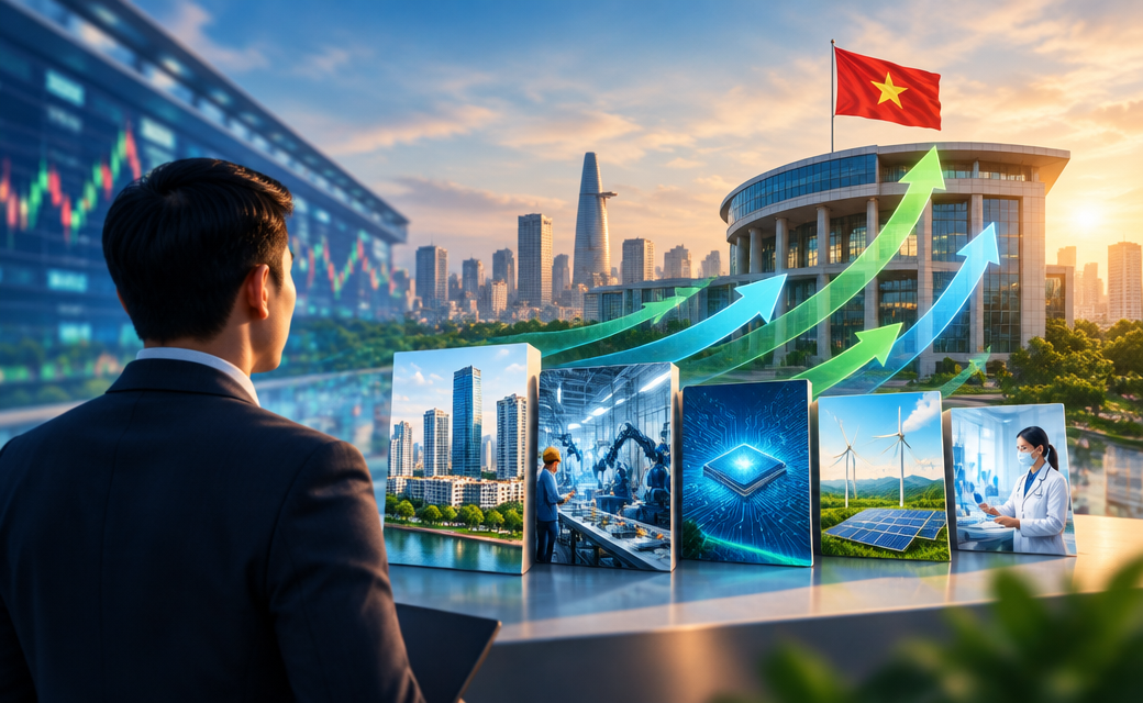 Minh họa Nhóm cổ phiếu nào có thể hưởng lợi?